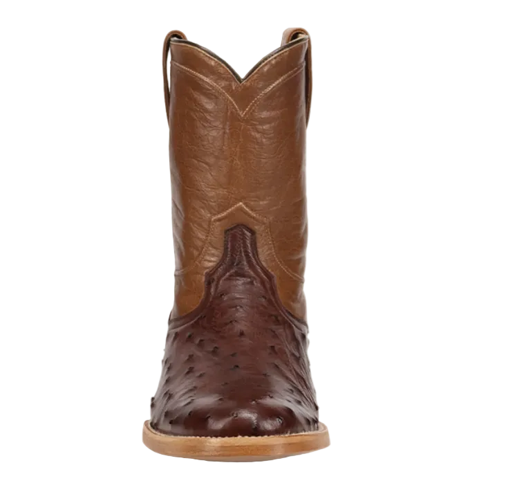 Ardor Full Quill Ostrich Boot - Brass
