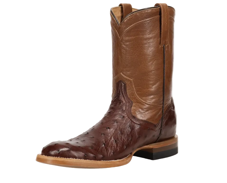 Ardor Full Quill Ostrich Boot - Brass