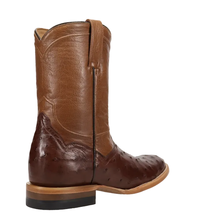 Ardor Full Quill Ostrich Boot - Brass