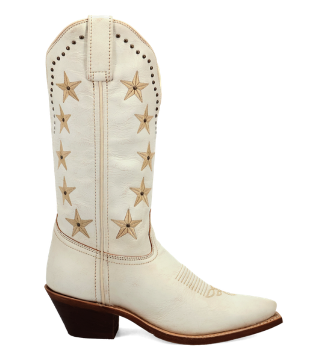 Serenade Leather Boot - White