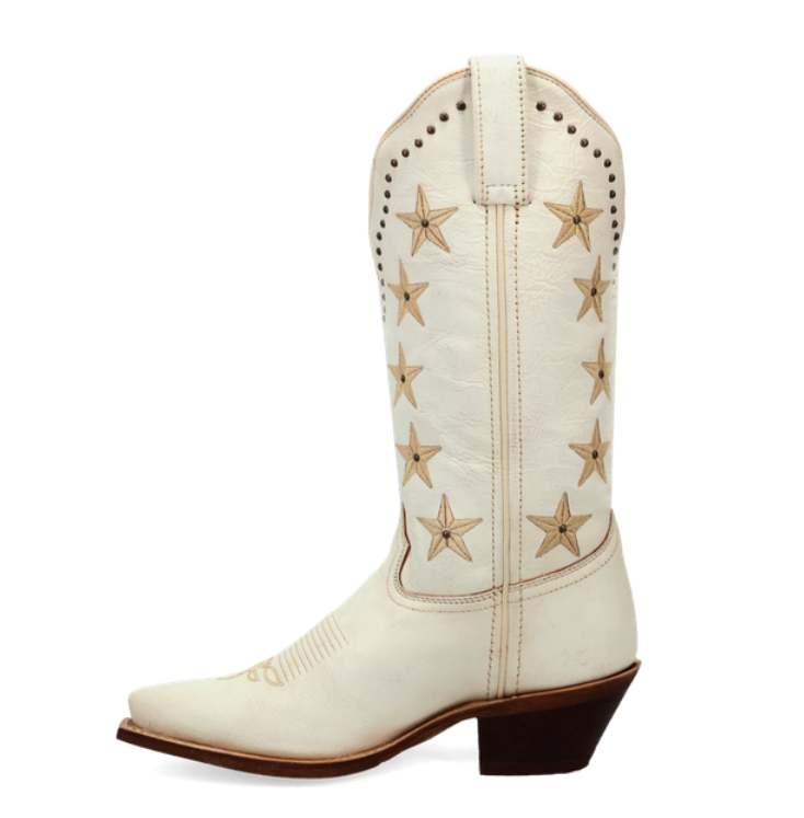 Serenade Leather Boot - White