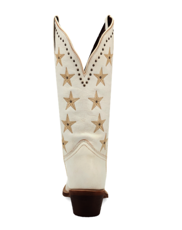 Serenade Leather Boot - White