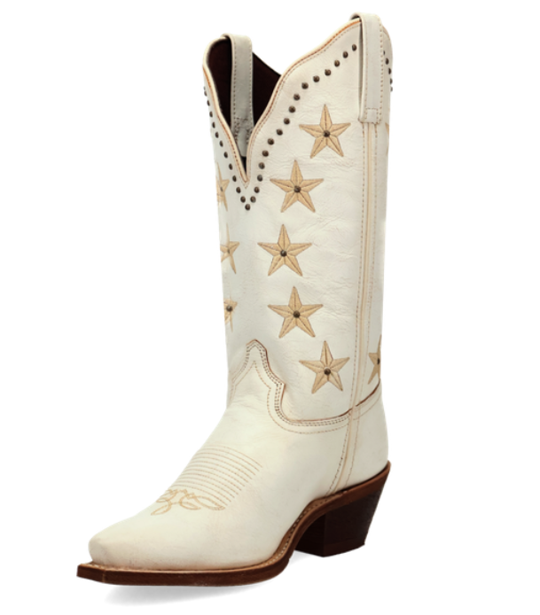 Serenade Leather Boot - White