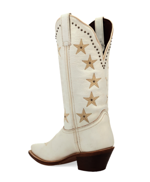 Serenade Leather Boot - White