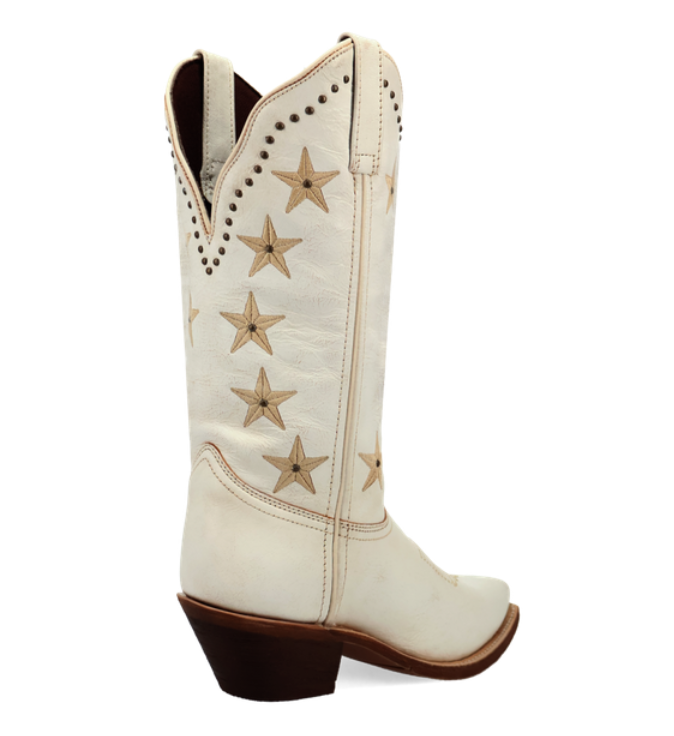 Serenade Leather Boot - White