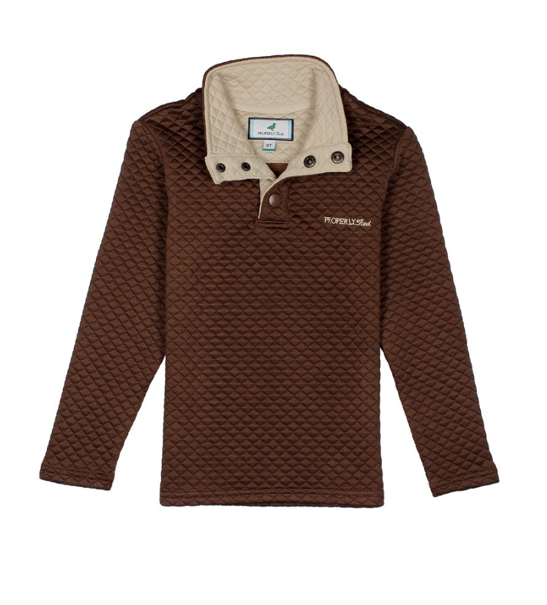 Boys Club Pullover - Brown