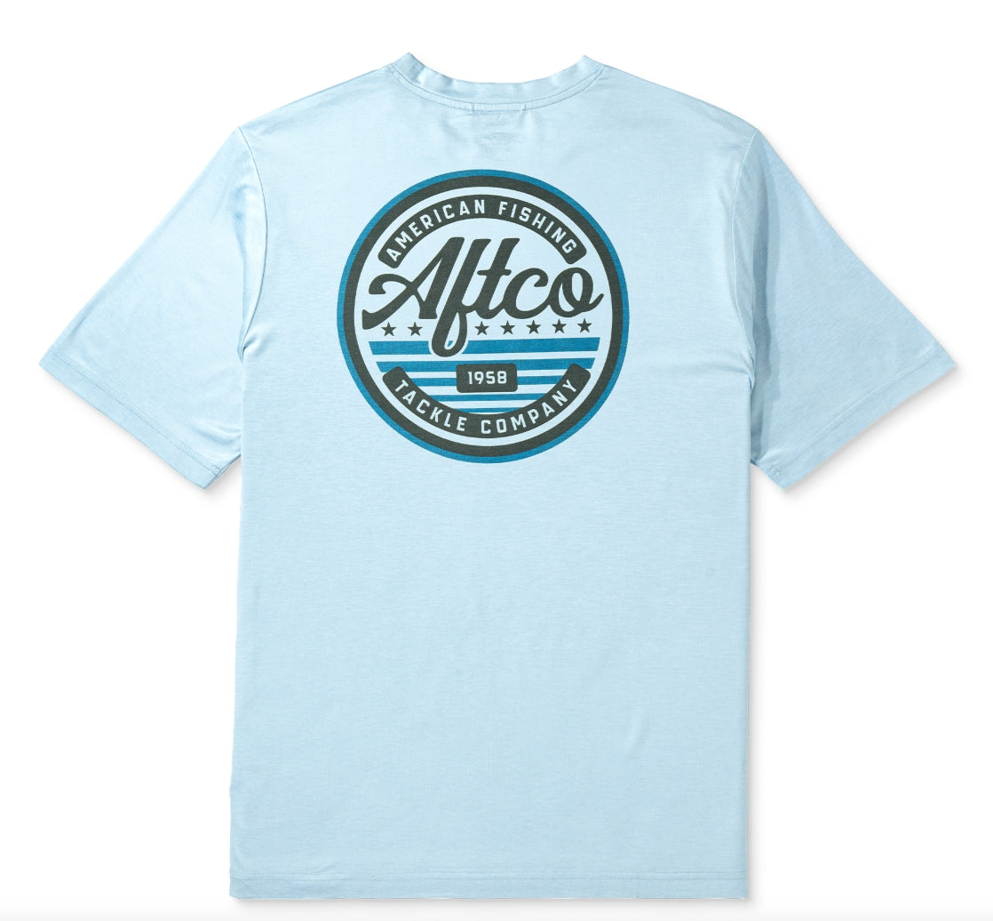 United SS Sun Protection Shirt - Airy Blue Heather