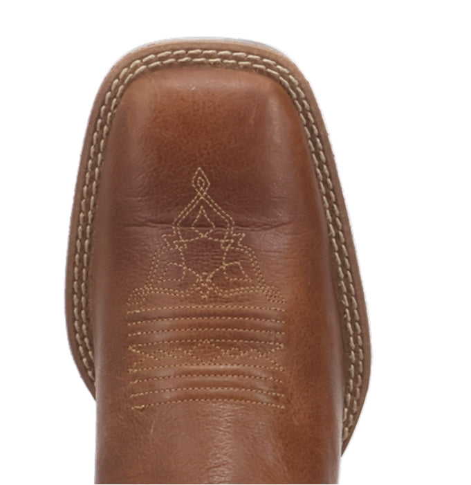 Atkins Western Boot - Brown/Olive