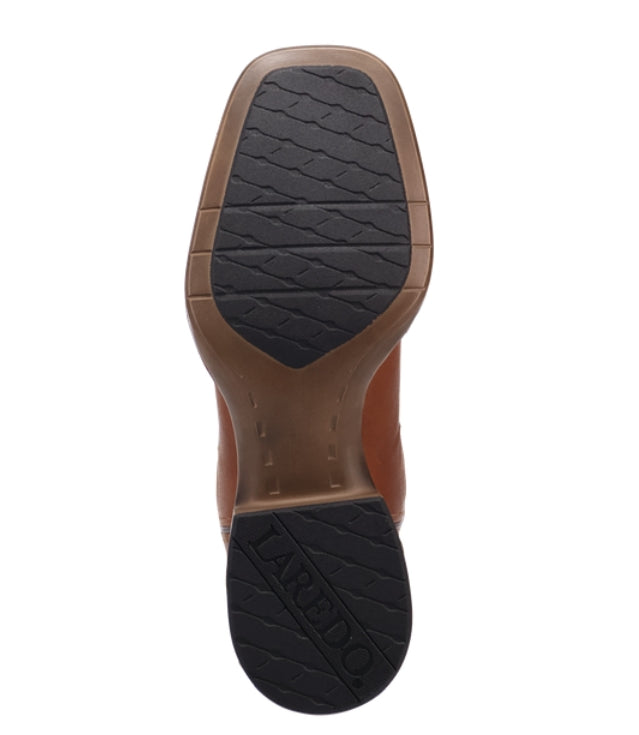 Atkins Western Boot - Brown/Olive