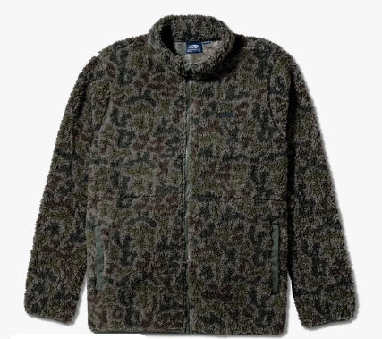 Boatbar Sherpa Jacket - Forest Grouper Camo