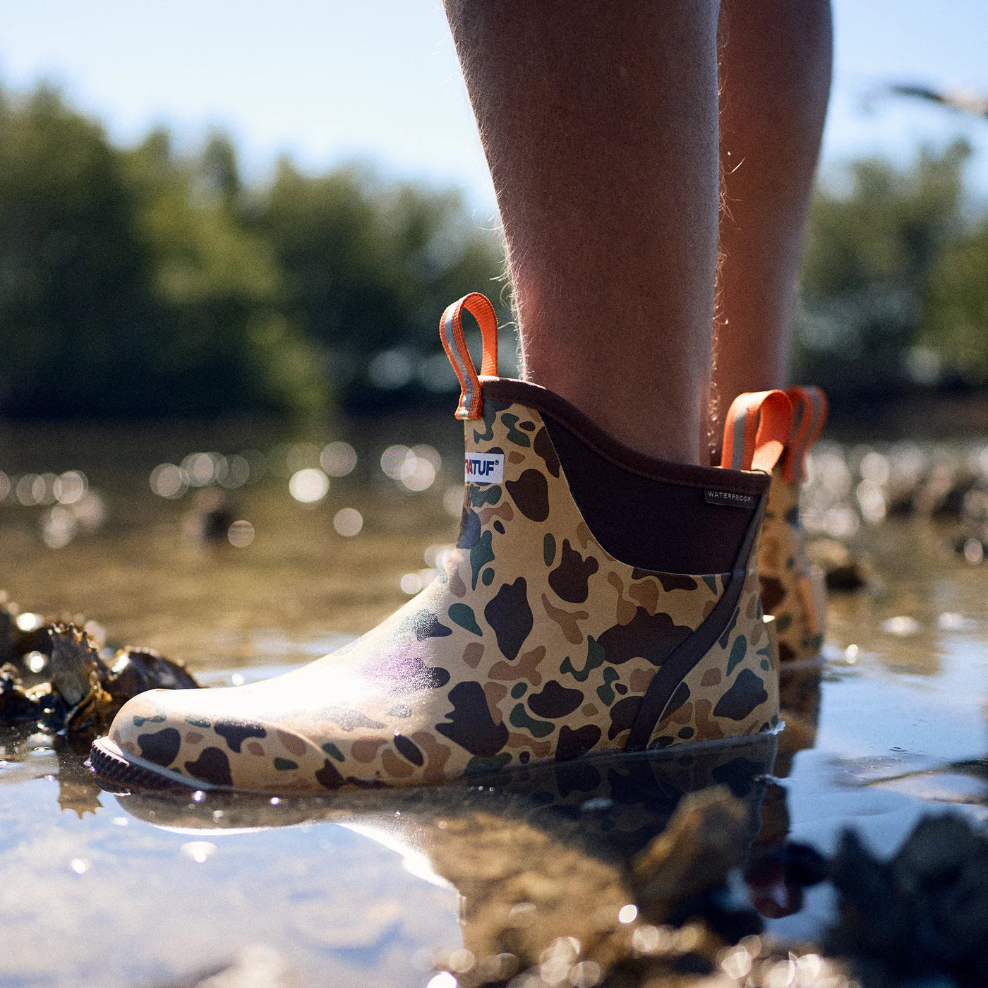 Men's Ankle Deck Boot Sport- Duck Camo