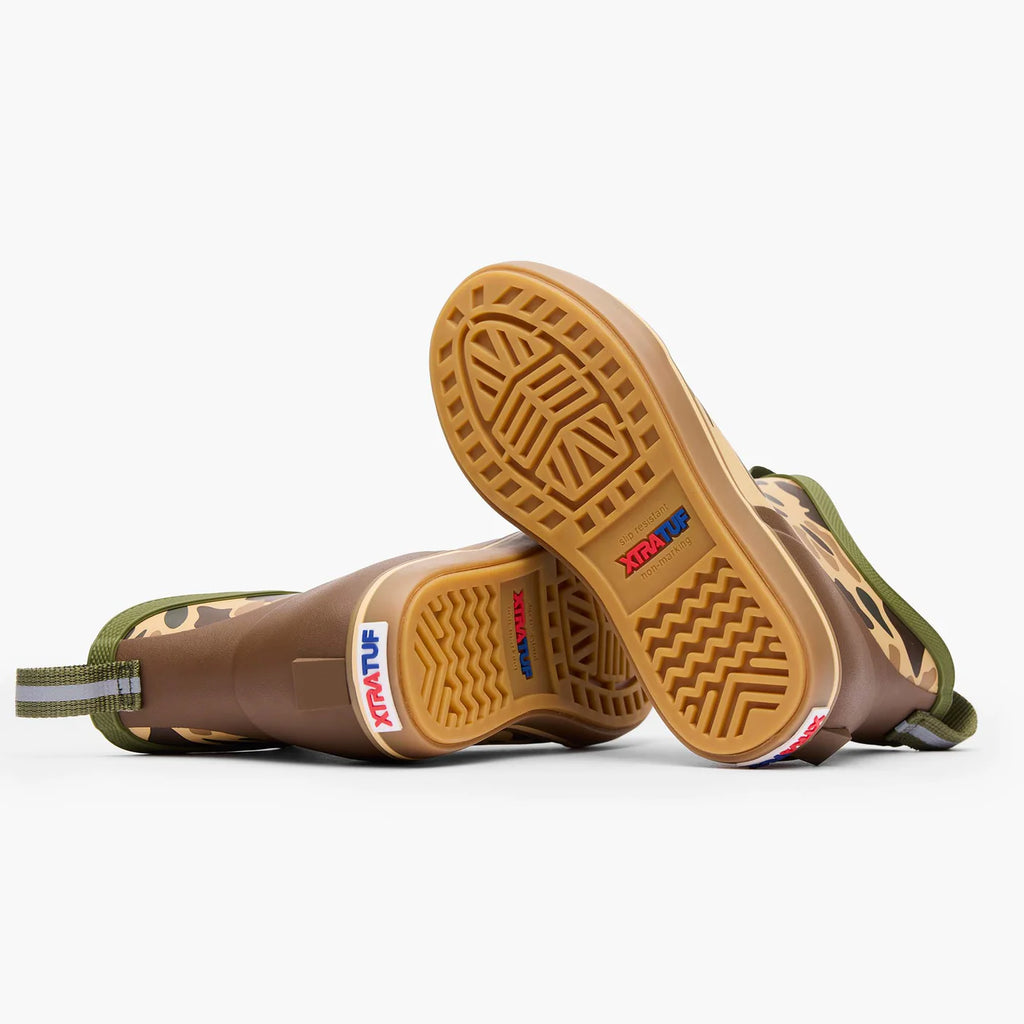 Kids' Ankle Deck Boot- Duck Camo