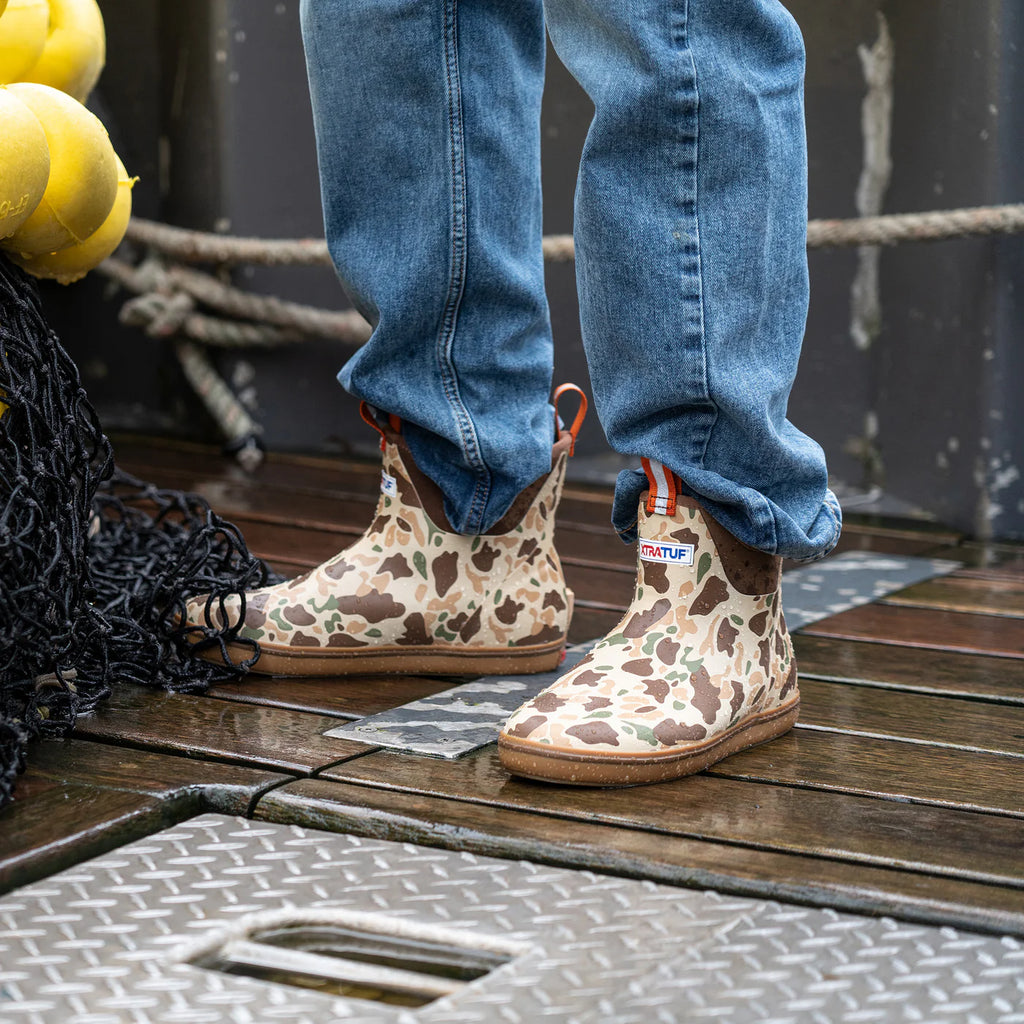 Men's Ankle Deck Boot - Duck Camo