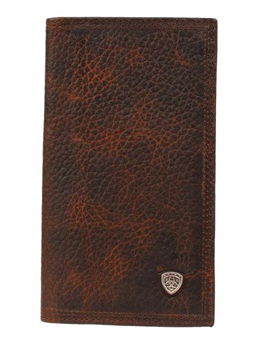 Rowdy Shield Logo Brown Rodeo Wallet