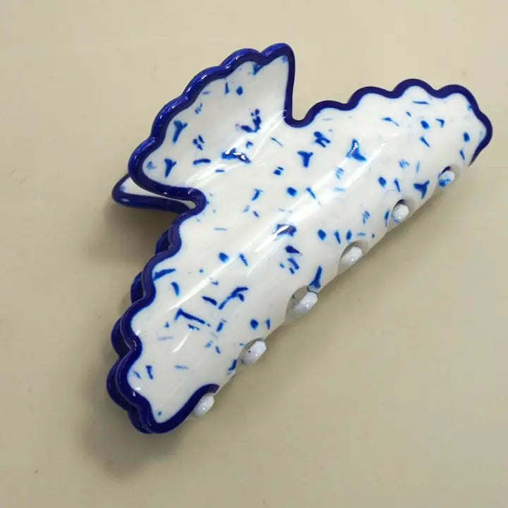 Vintage Porcelain Style Claw Clip
