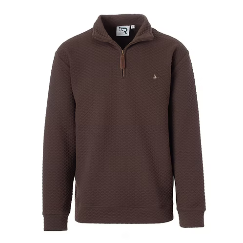 Youth Roost Drake 1/4 Zip - Brown