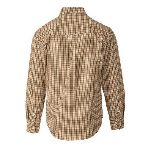 Cedar Button Down - Brown/Tan