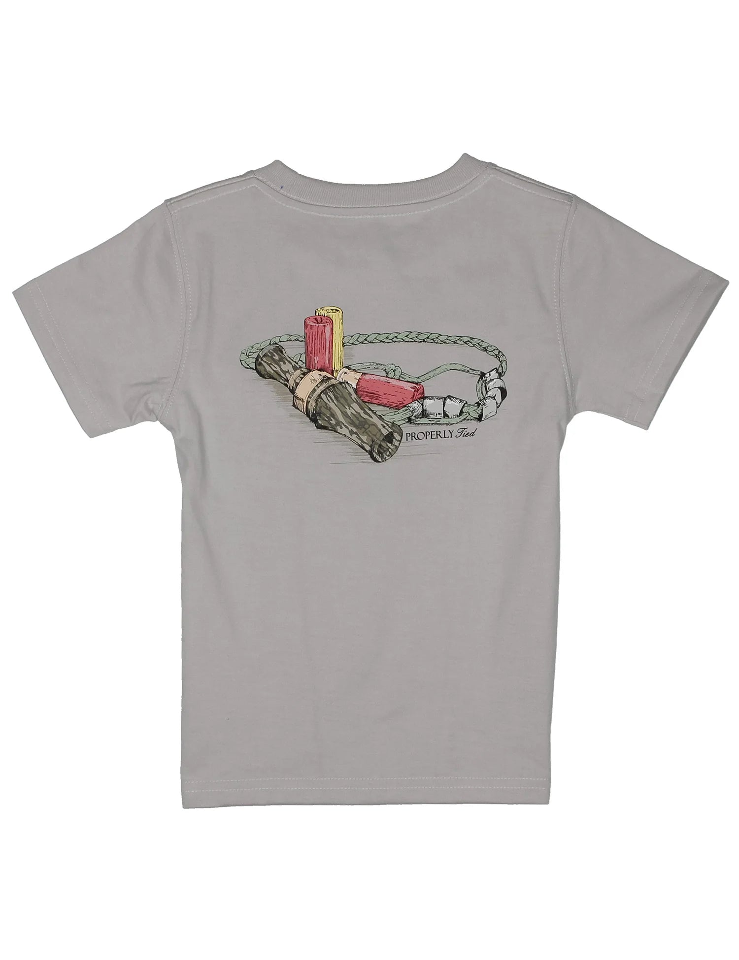 Boys Mossy Oak The Call Tee - Ice Grey