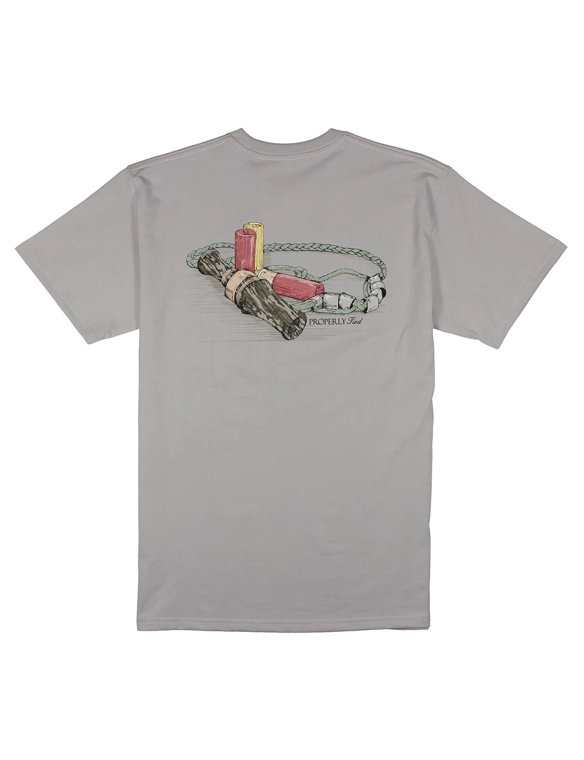 Mossy Oak The Call SS Tee - Ice Grey