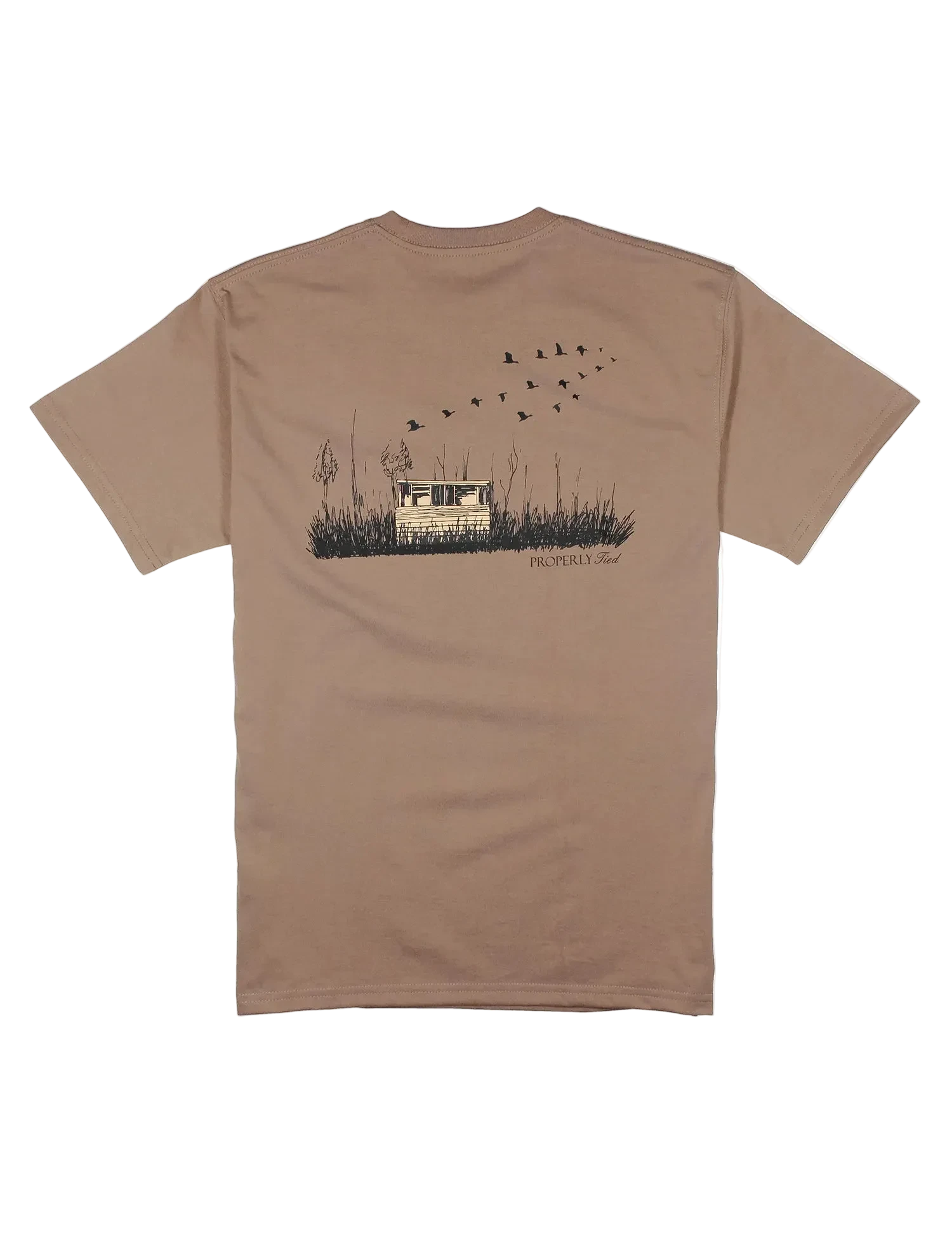 Duck Blind SS Tee - Walnut