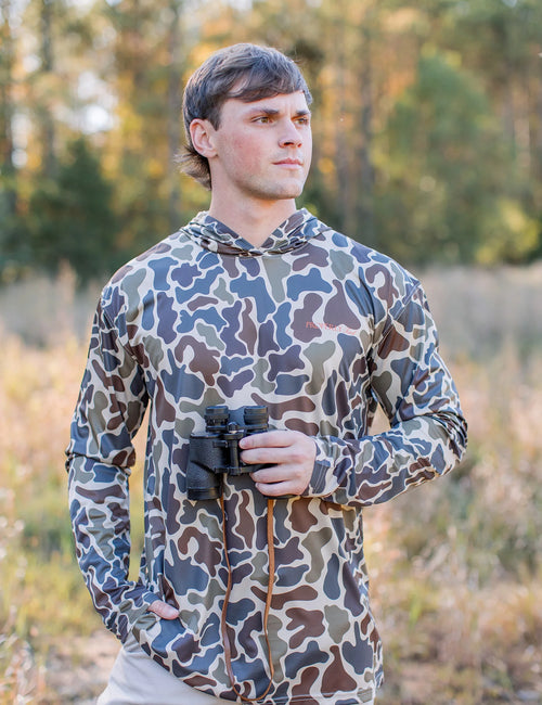 Sportsman Performance Hoodie - Vintage Camo