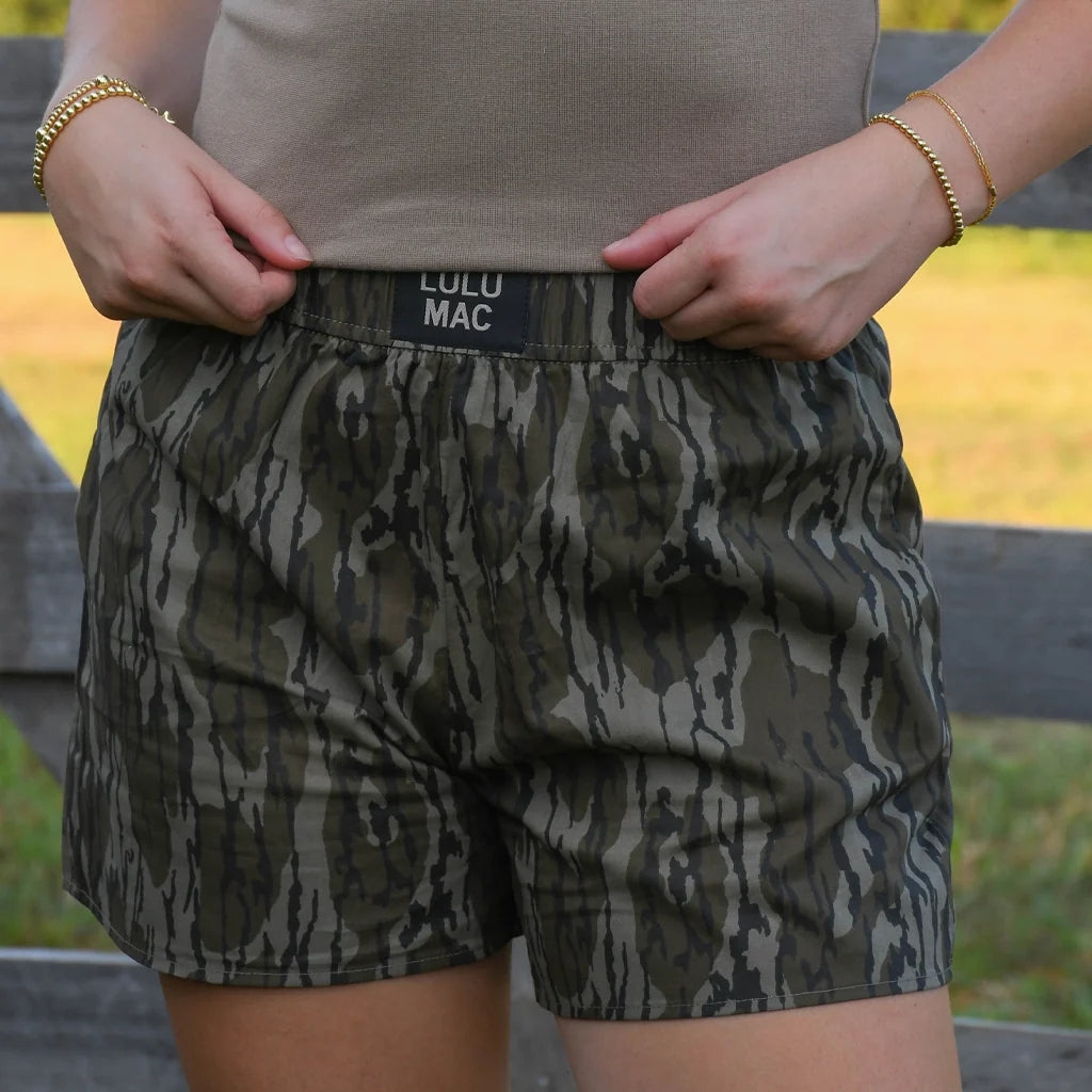 Lulu Mac Boxer Short - Mossy Oak