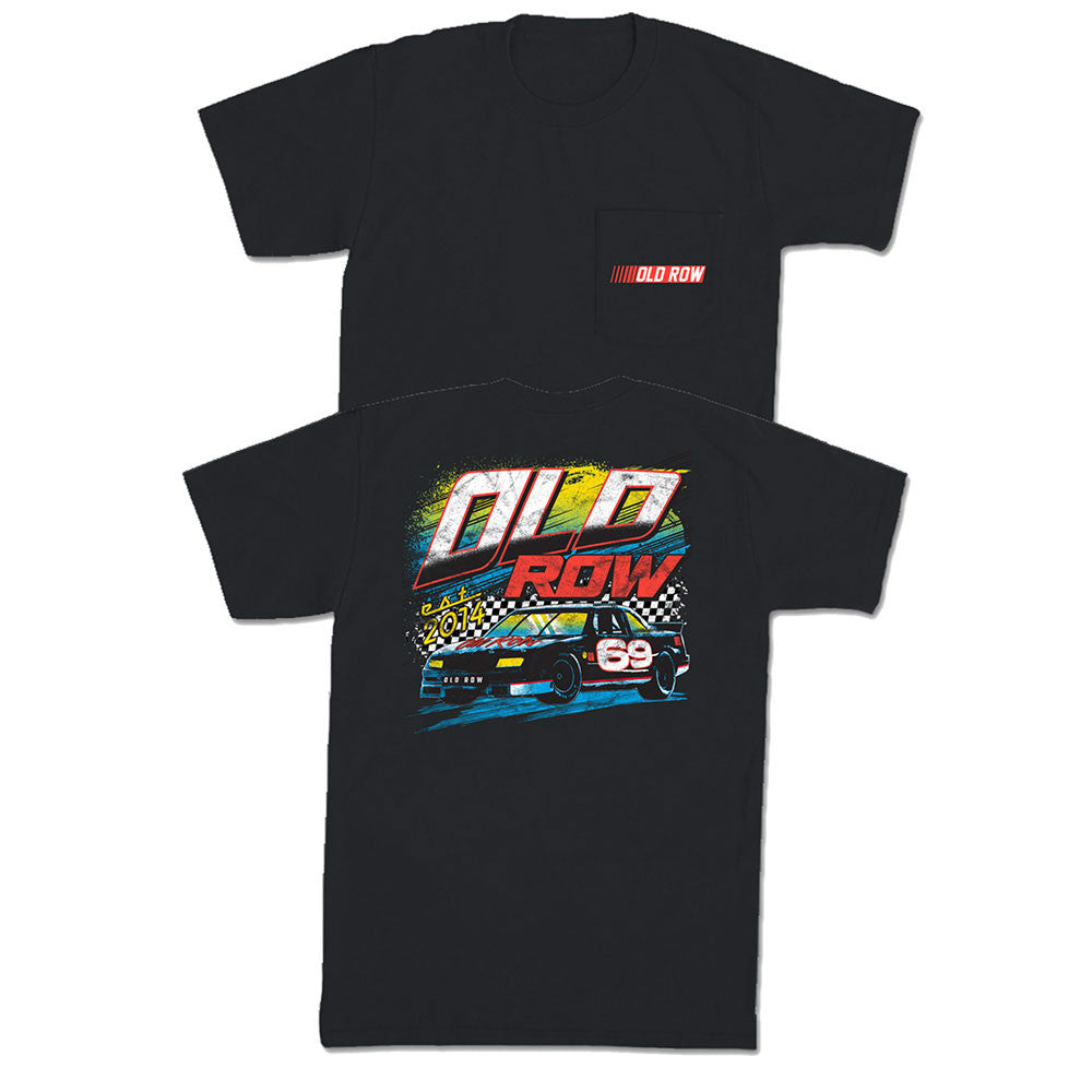 Racing Pocket Tee - Black