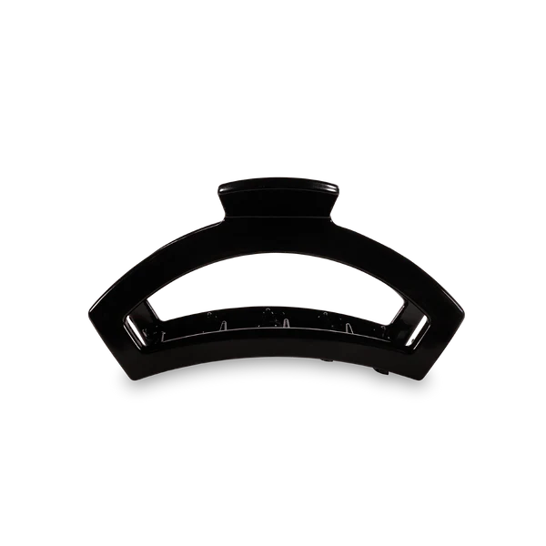 Open Black Small Hair Clip